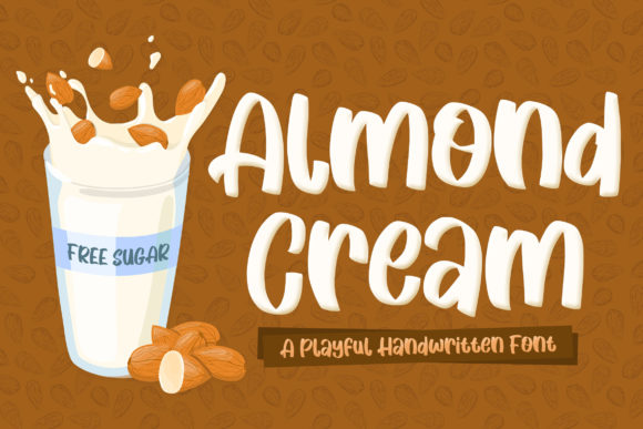 Almond Cream: The Friendly Handwritten Font for Campaign Clarity