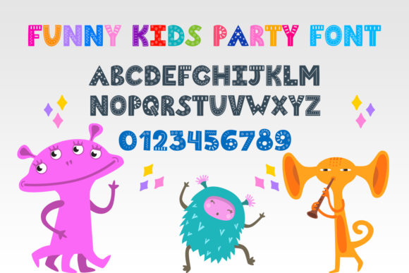 Brighten Your Brand with the Funny Kids Party Font
