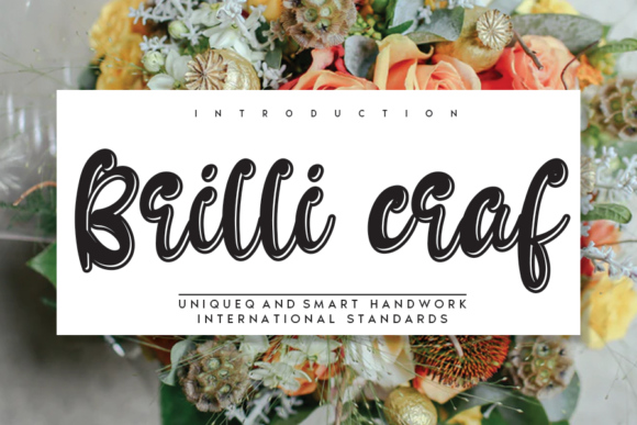 Brilli Craf: A Display Font That Shines in Editorial Layouts