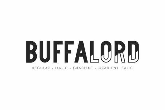 Buffalord: A Bold Display Font for Makers and Product Designers