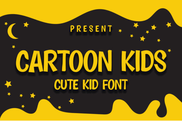 Cartoon Kids Font: A Playful Display Typeface for Web Design