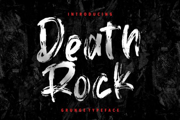 Death Rock: A Display Font That Commands Attention
