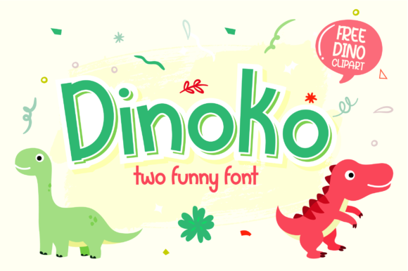 Dinoko: A Joyful Display Font for Editorial Design