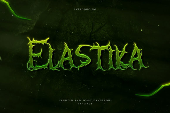 Elastika: A Distinctly Spooky Display Font for Digital Campaigns
