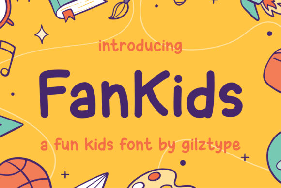 FanKids: A Dazzling Display Font for Creative Branding