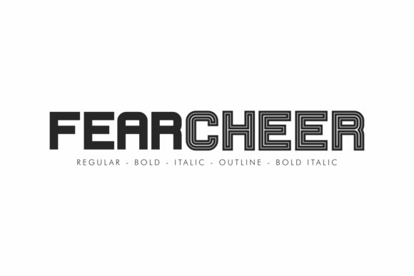Fearcheer: The Chunky Display Font That Commands Attention