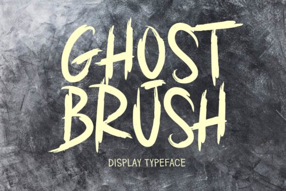 Ghost Brush: A Display Font That Gives Small Brands Personality