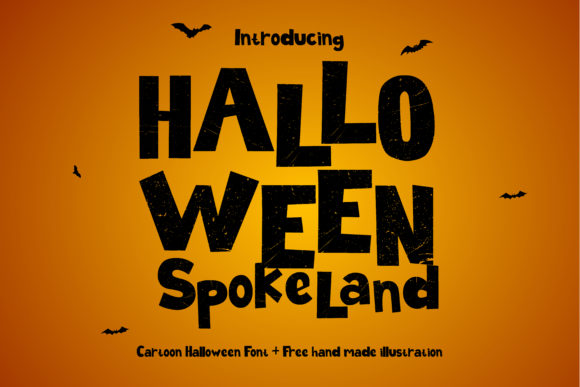 Halloween Spokeland: A Display Font with Spooky Charm