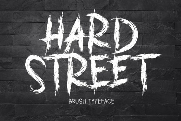 Hard Street Font: Bold Quirky Typeface for Crafters