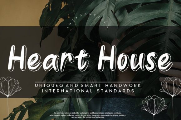 Heart House: A Display Font That Adds Flow to Campaigns