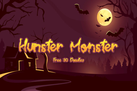 Hunster Monster: The Playful Halloween Font for Makers