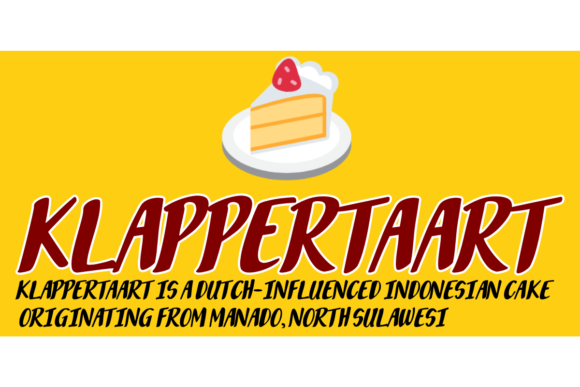 Klappertaart: A Handcrafted Display Font With Heart