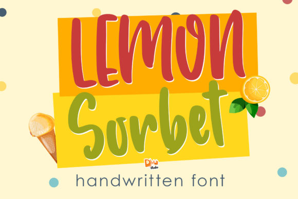 Lemon Sorbet: A Zesty Display Font for Bold Campaigns