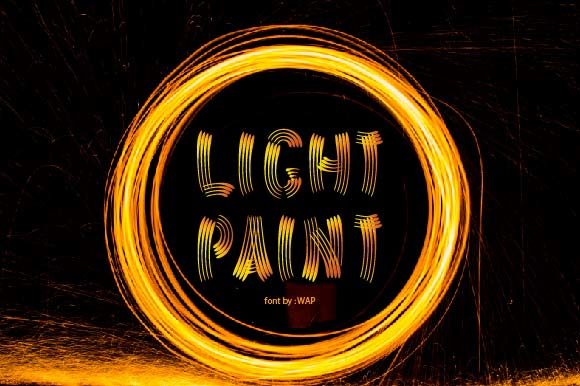 Light Paint: A Display Font for Editorial Design