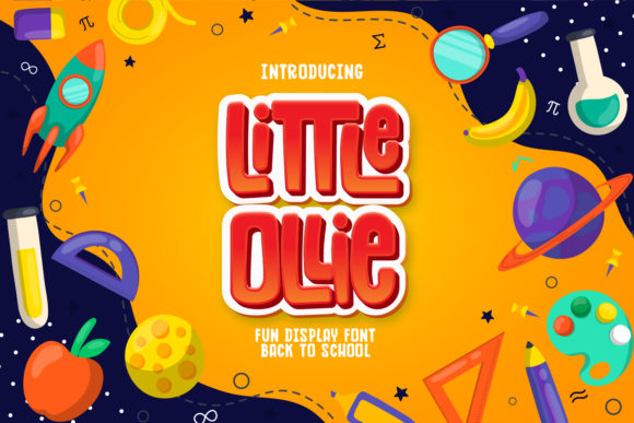 Little Ollie: A Quirky Display Font for Handmade Magic