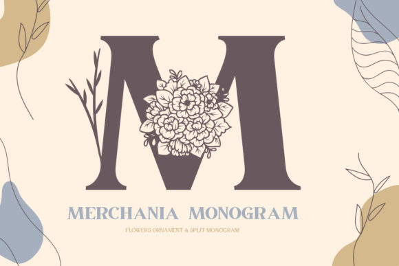 Merchania Monogram: A Display Font That Makes Handmade Products Feel Personal