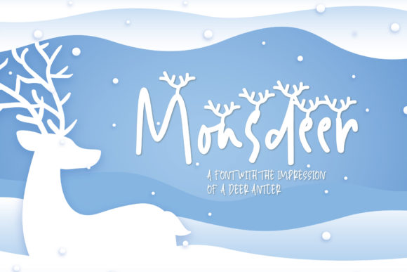 Monsdeer: A Playful Display Font for Whimsical Branding