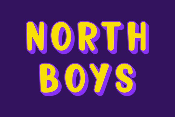North Boys Font: A Bold Display Typeface for Makers