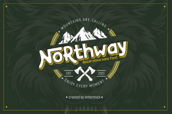 Northway Font: A Clean Display Typeface for Small Business Branding