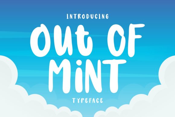 Out of Mint: A Playful Display Font for Makers