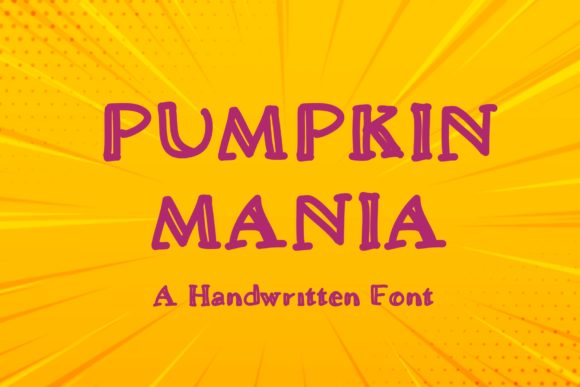 Pumpkin Mania Display Font: A Joyful Typeface for Websites