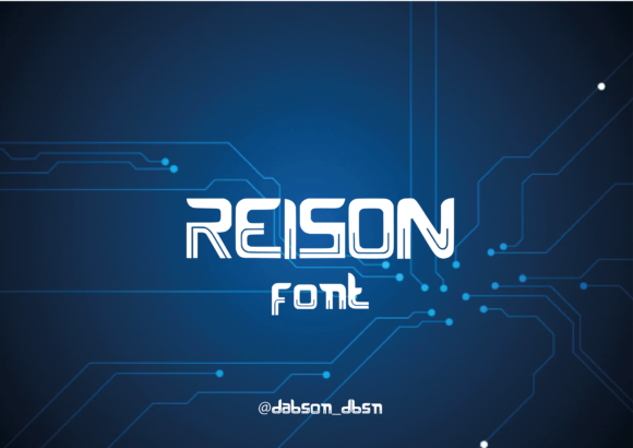 Reison: A Down-to-Earth Display Font for Handmade Magic