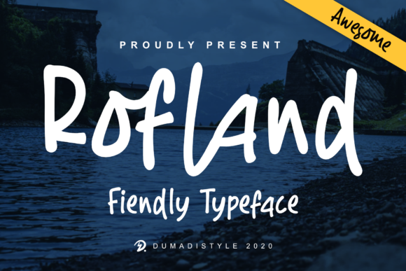 Rofland: A Playful Display Typeface for Editorial Joy