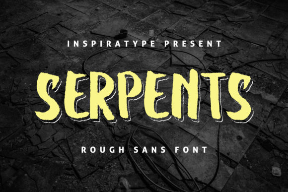 Serpents: A Simple, Authentic Display Font for Bold Branding