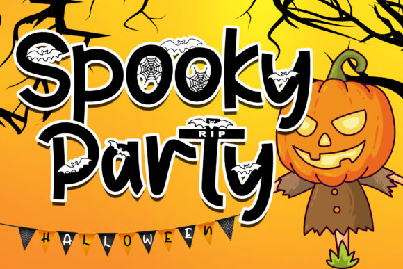 Spooky Party: A Quirky Display Font for Playful Branding