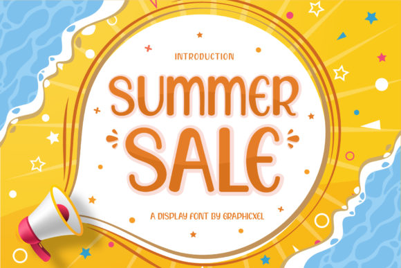 Summer Sale: A Sweet Display Font for Editorial Warmth