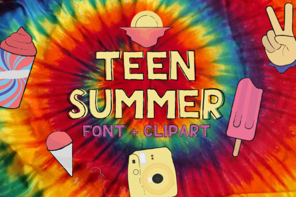 Teen Summer: A Friendly Display Font for Digital Creatives