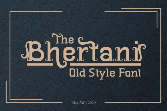 The Bhertani: A Display Font Makers Will Love