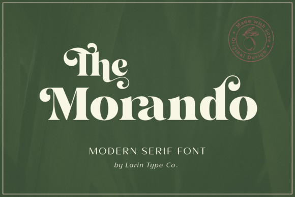 The Morando: A Display Font That Elevates Brand Typography