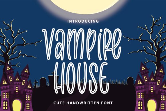 Vampire House: A Bold Display Font for Memorable Branding