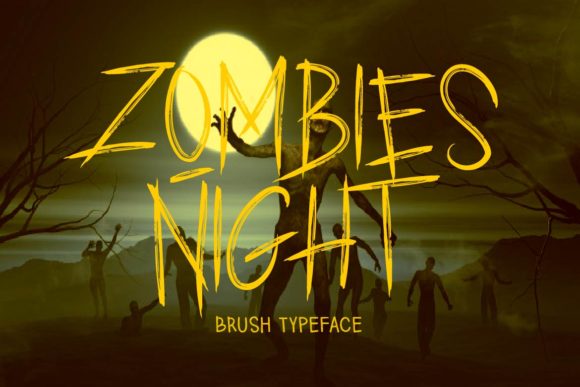 Zombies Night: A Simple Display Font for Bold Branding
